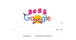 Google'dan 2022 yılbaşına özel Doodle